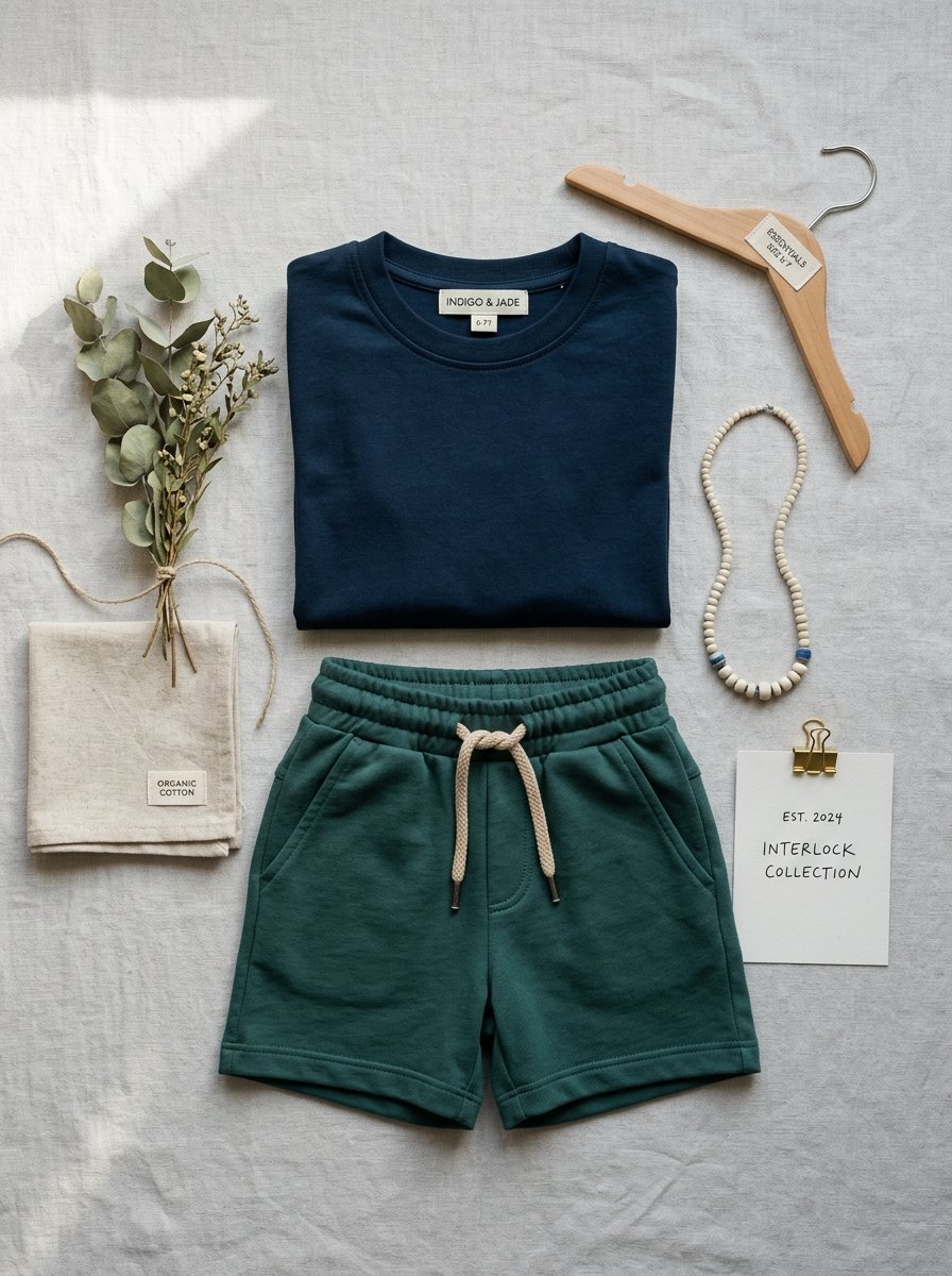 Vetri Shorts Set — Ink colourway